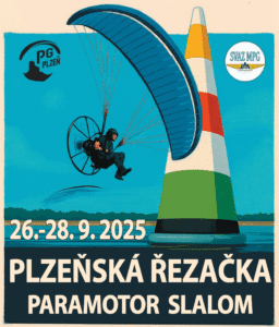 Plzeňská řezačka 2025 – paramotorový slalom