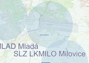 Zvýšený pohyb vozidel v blízkosti SLZ plochy Milovice