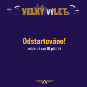 Velký výlet 2026 startuje!!!